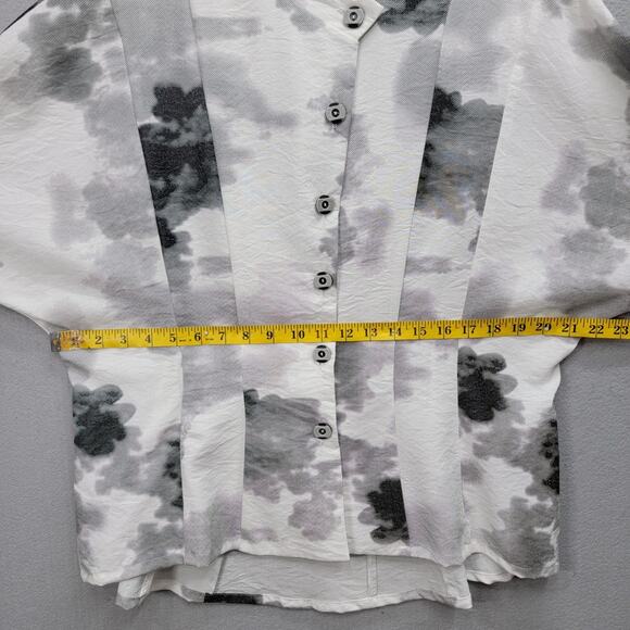 NICHE CLOUD PRINT BLOUSE, SIZE L - Picture 5 of 6